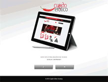 Tablet Screenshot of cupidoerotico.com